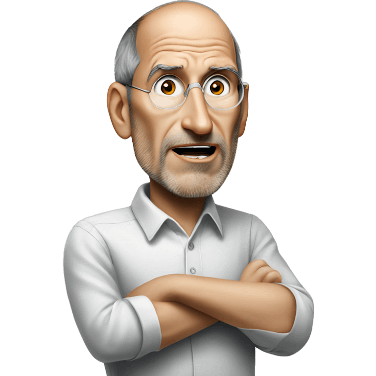 steve jobs shocked from price emoji