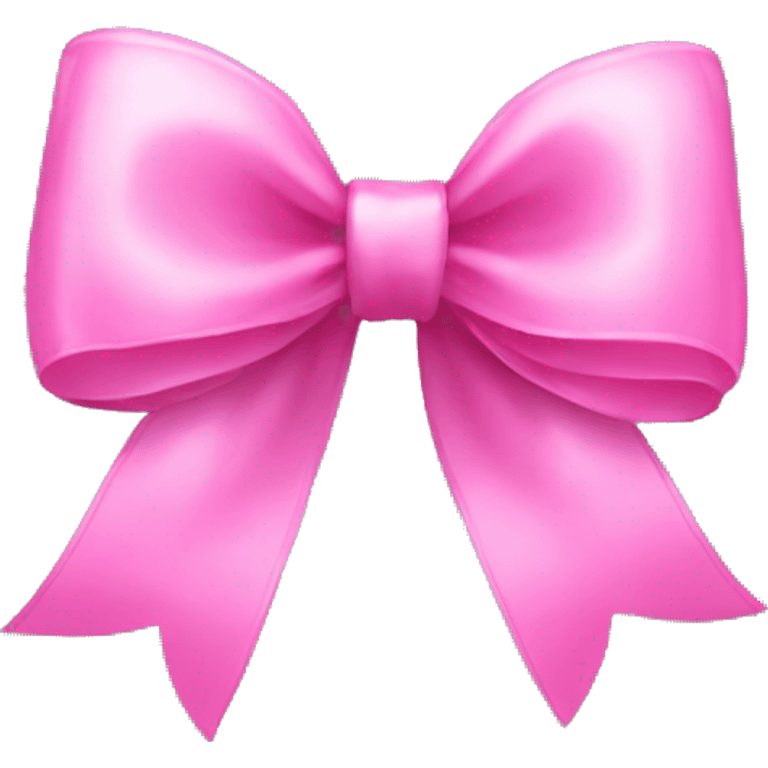 pink bow transparent background emoji