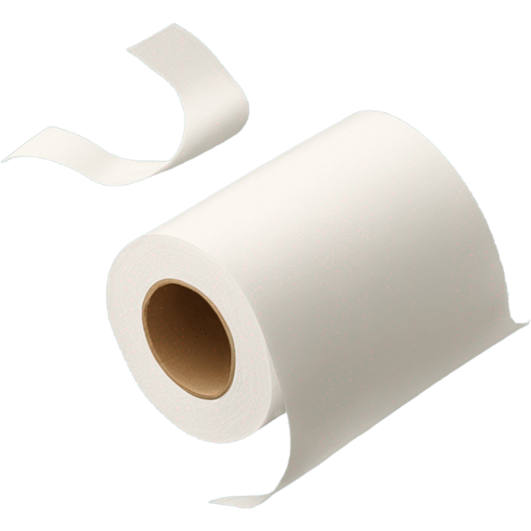 Toilet paper flying emoji