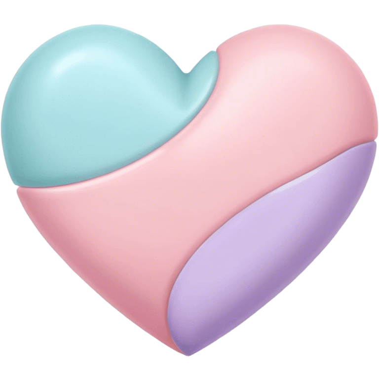 Pastel heart emoji