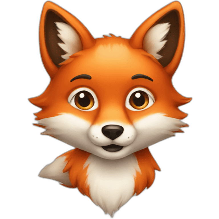 cute fox emoji