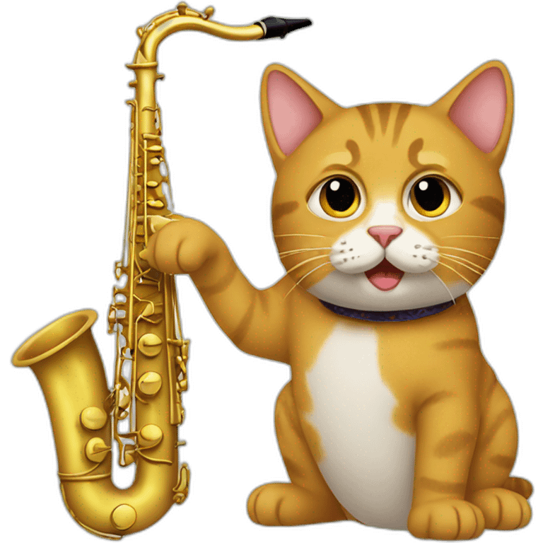 sax cat emoji