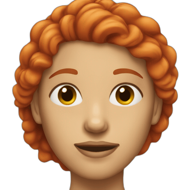 woman with red beard emoji