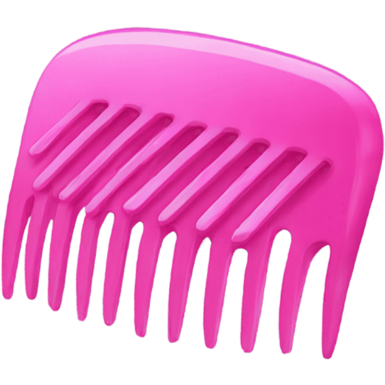 pink comb emoji