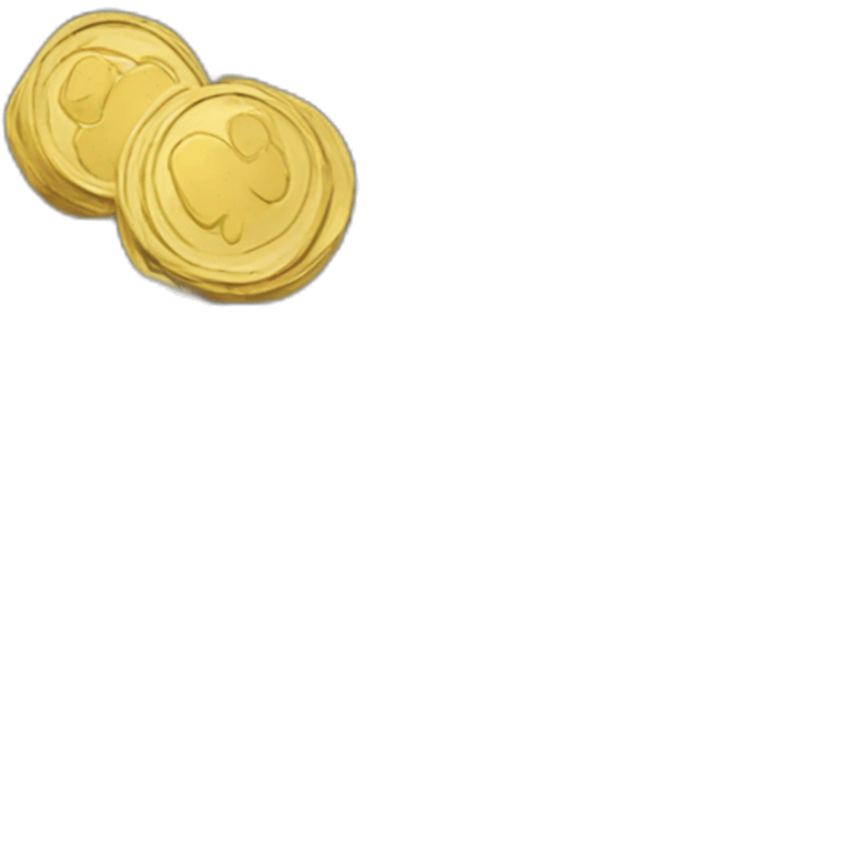 Gold coin emoji