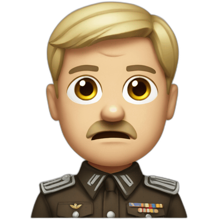 Hitler ungry emoji