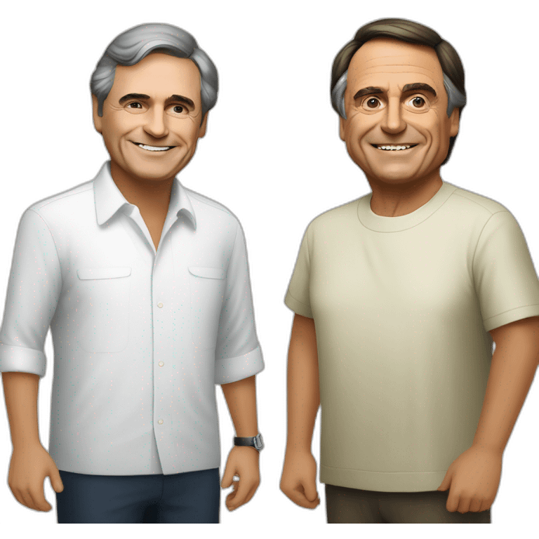 Lula e Bolsonaro emoji