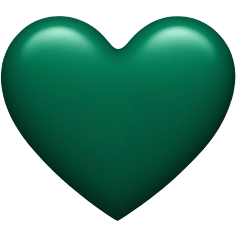 Midnight green heart emoji