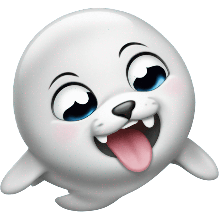 Baby seal crying tears of joy emoji