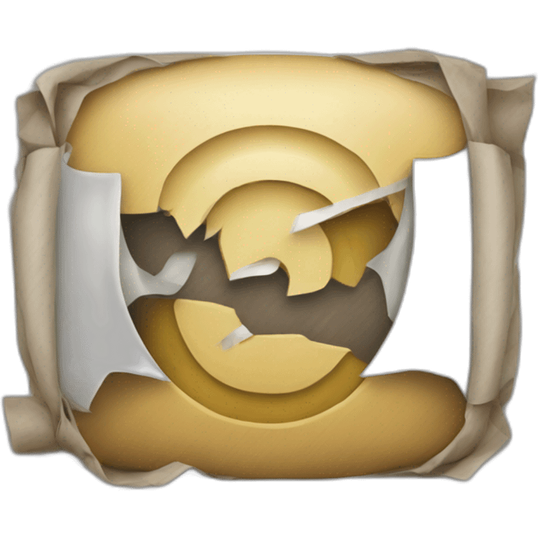 download symbol strike emoji