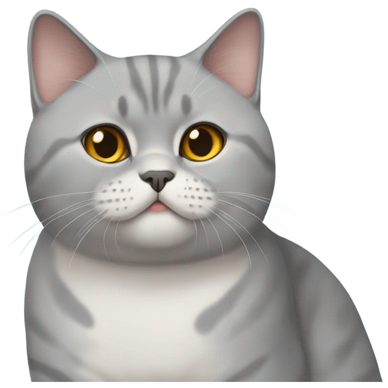 Two British shorthair cat emoji