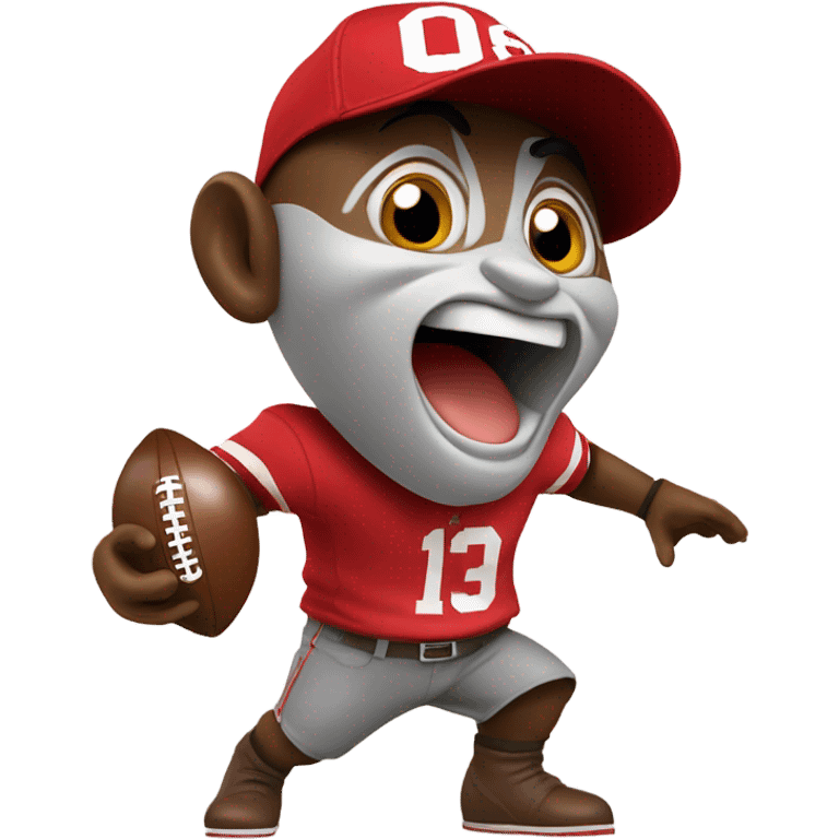 OSU Brutus dancing emoji