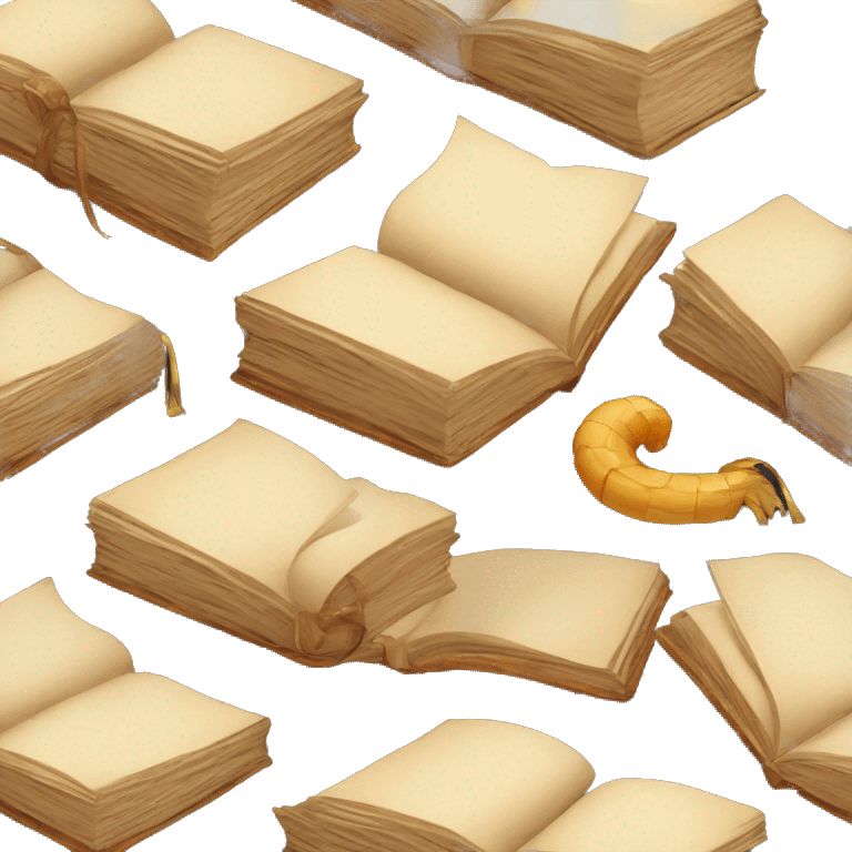 pile of books and scrolls, dungeons and dragons emoji