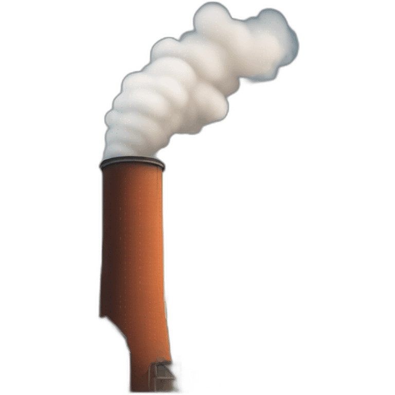 FACTORY CHIMNEY WITH SMOKE emoji