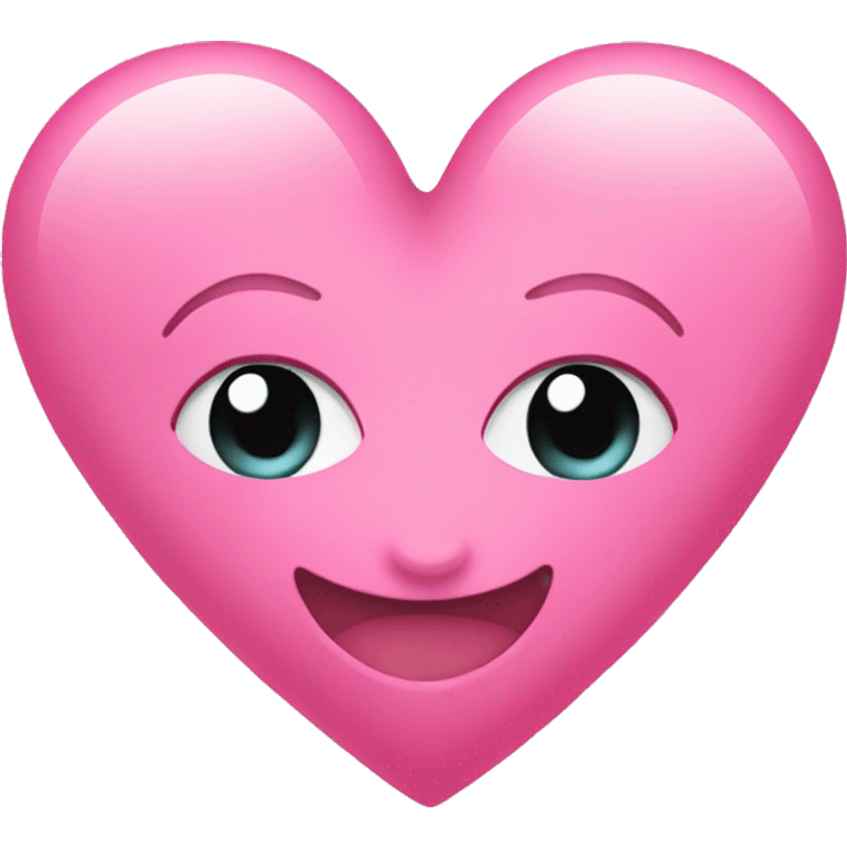 Pink heart  emoji