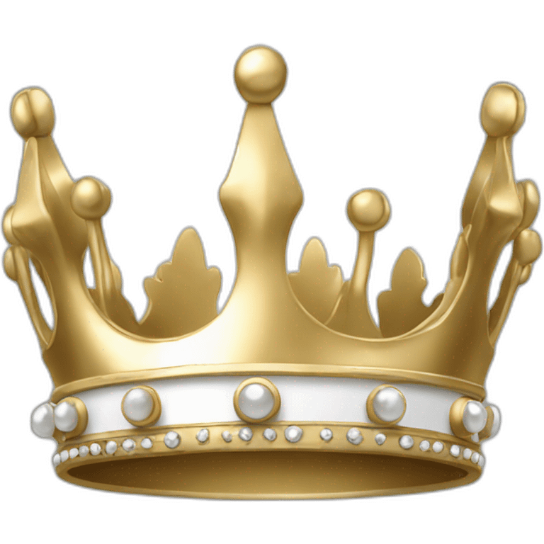 White gold crown  emoji