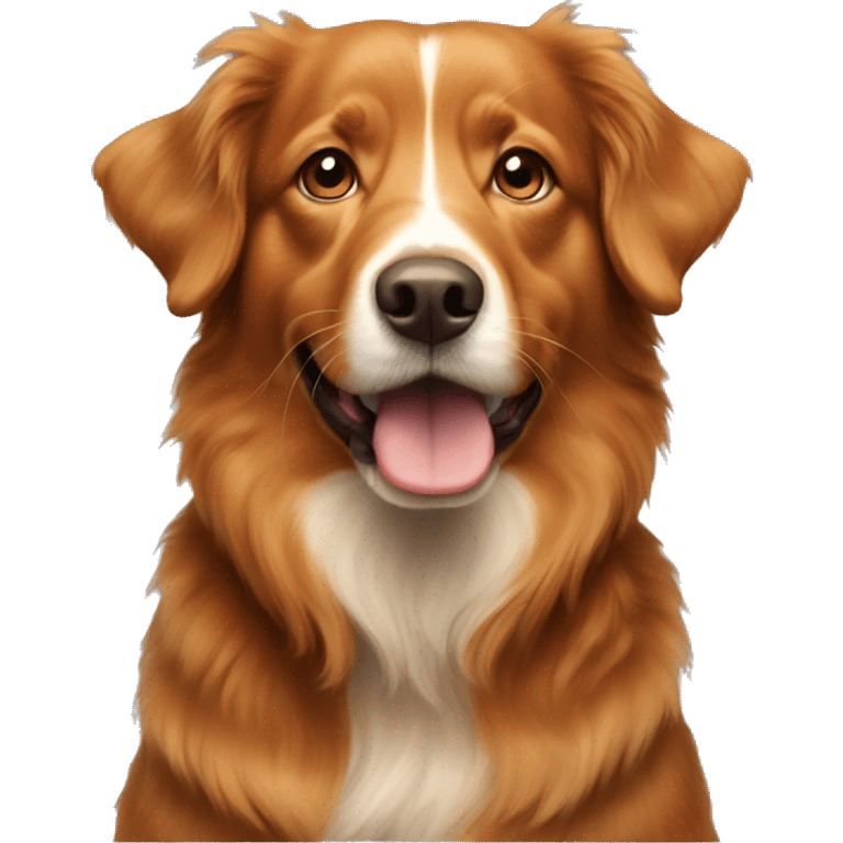 Toller dog  emoji