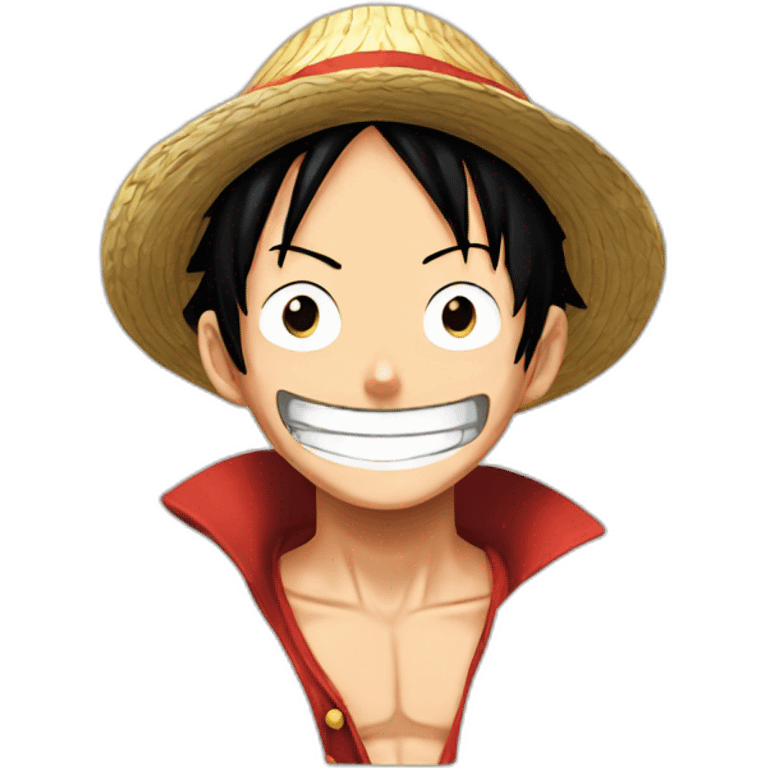 One Piece Luffy emoji