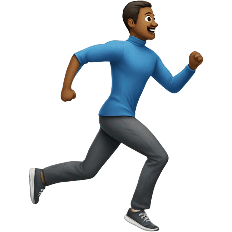 Me running  emoji