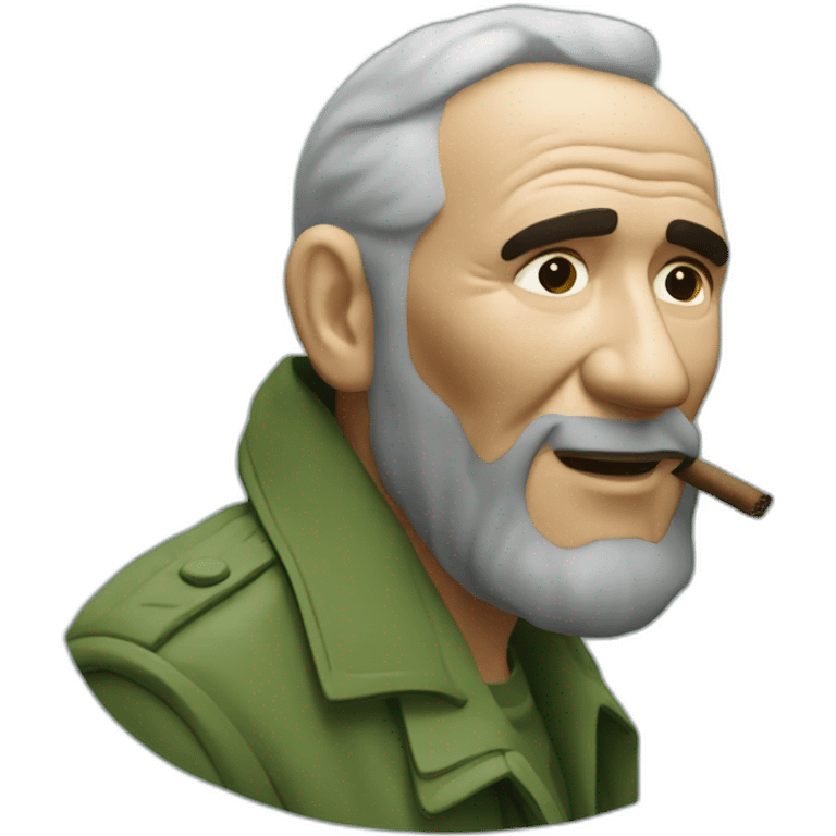 Fidel castro smoke emoji