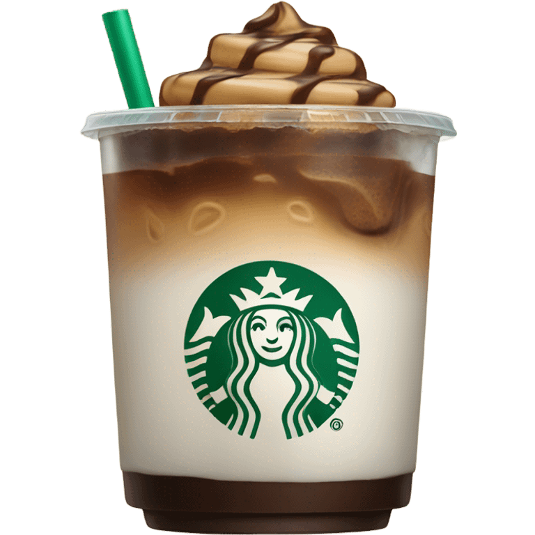 Starbucks iced coffee emoji