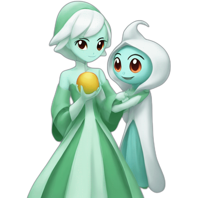 Gardevoir with Gardussy emoji