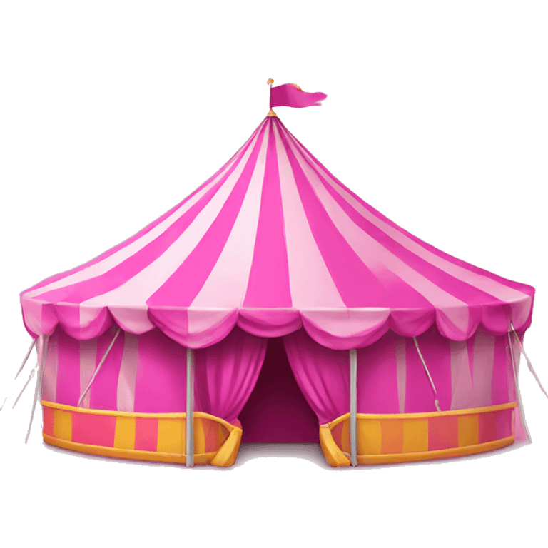 pink carnival tent emoji