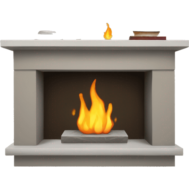 floating fireplace shelf emoji