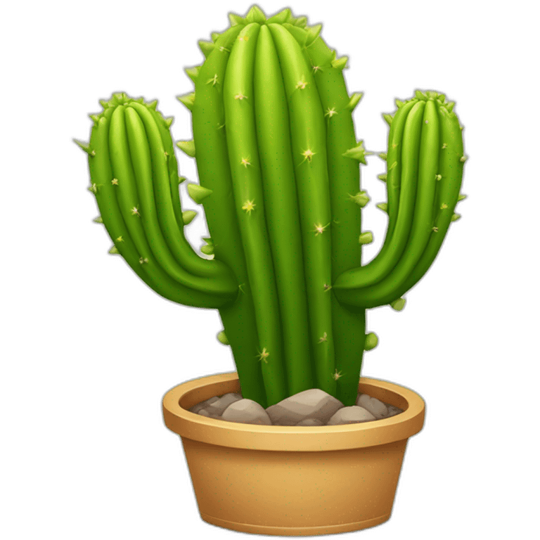 Cactus sur dinosaure emoji