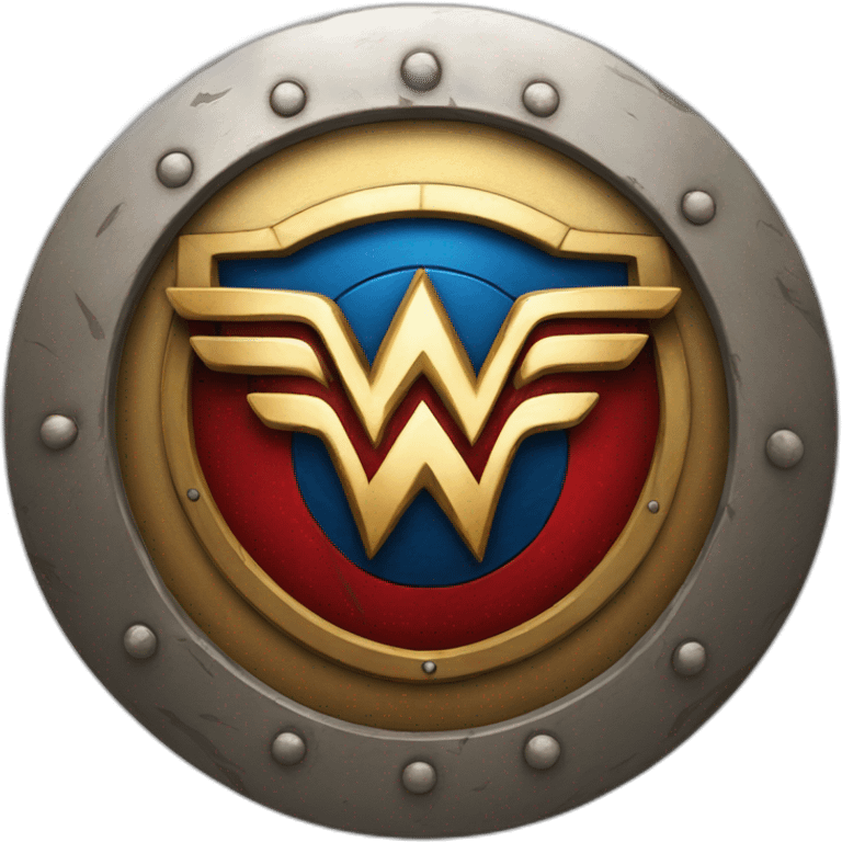 Wonder woman shield emoji