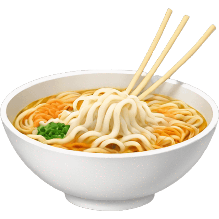 Bowl of ramen emoji