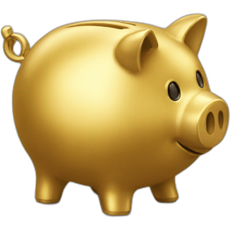 golden piggybank emoji