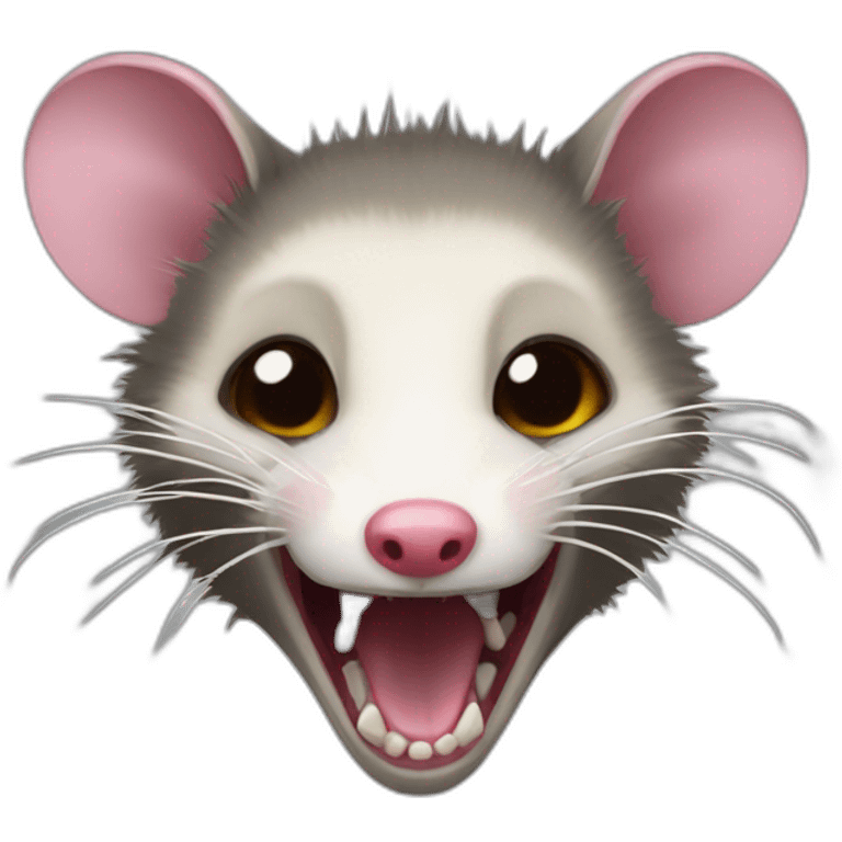 vicious opossum emoji