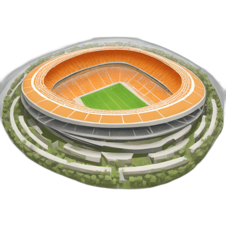 Orange Vélodrome Stadium Of Marseille emoji