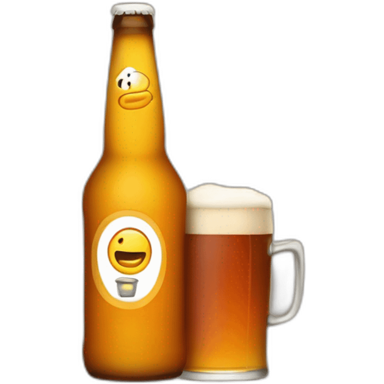 Kenny McCormick qui boit une bière  emoji