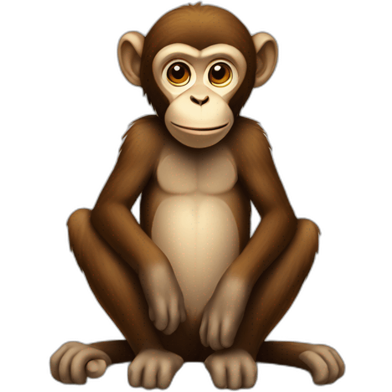 sitting-monkey emoji