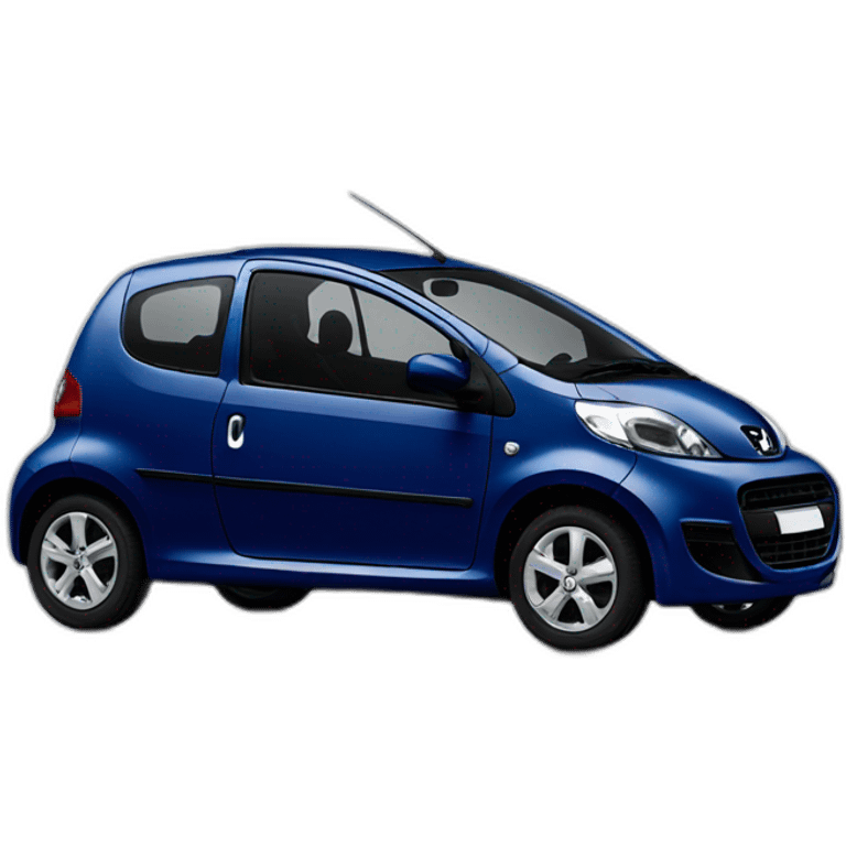 Peugeot 107 darkblue emoji