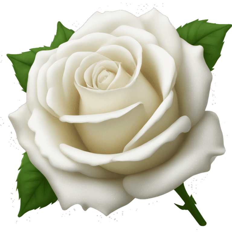 white rose emoji