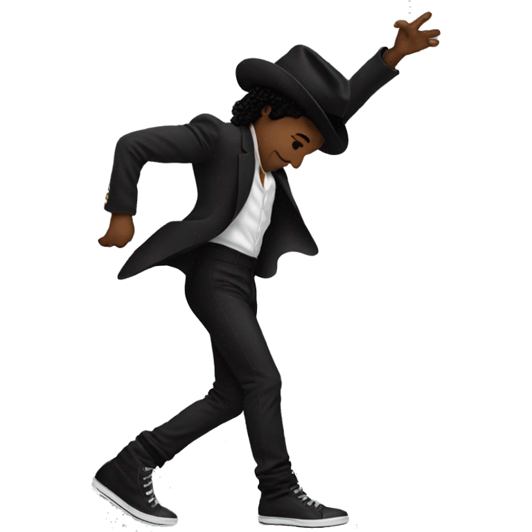 MJ moonwalking  emoji