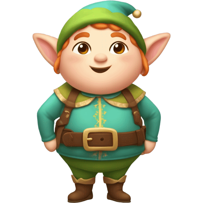 Fat elf  emoji