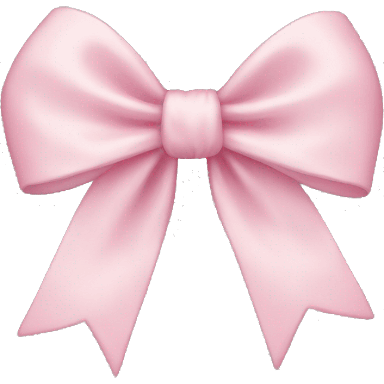 light pink bow emoji