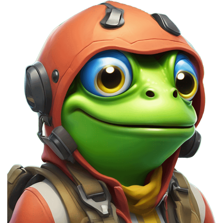 Fortnite frog emoji