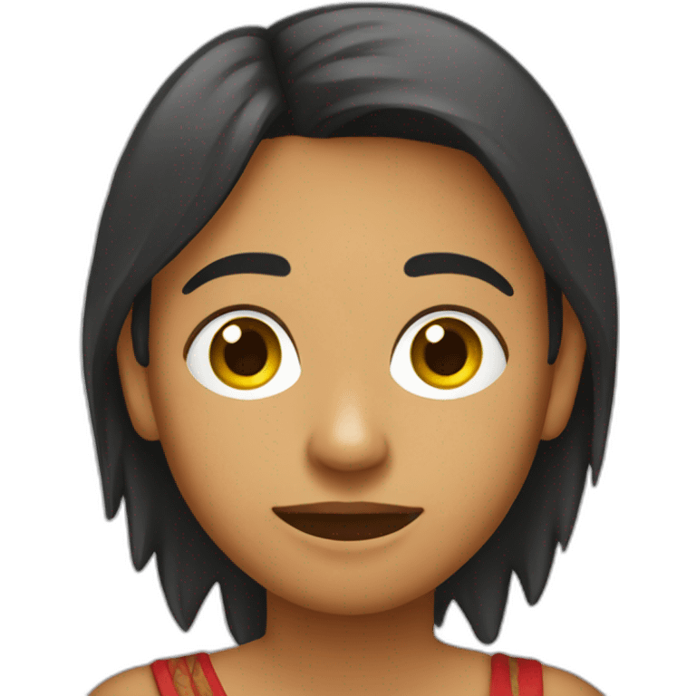 indigena saltando emoji