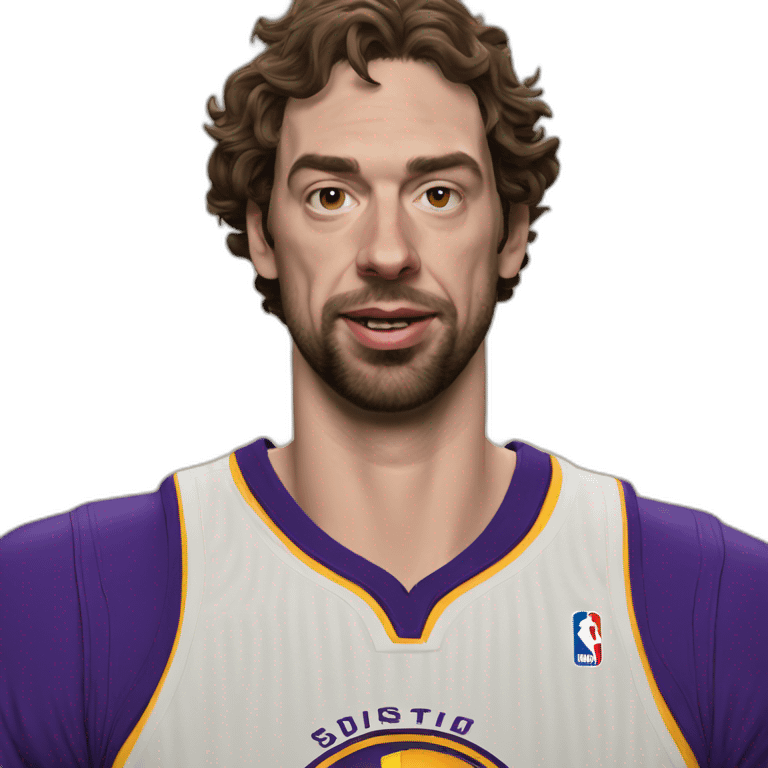 Hyperrealist pau gasol emoji