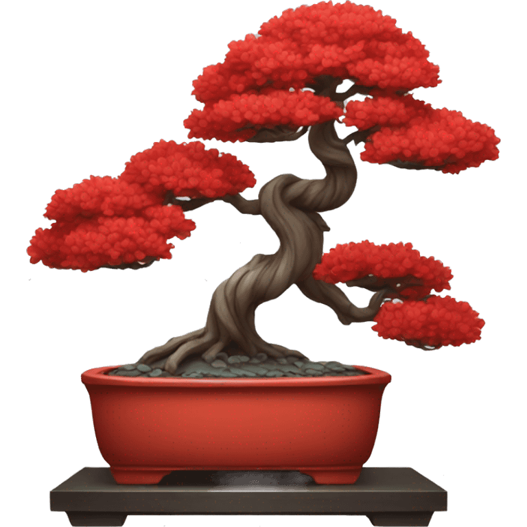 red bonsai emoji