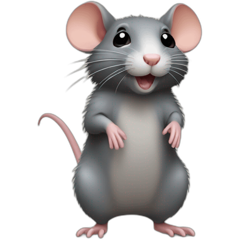 Rat debout emoji