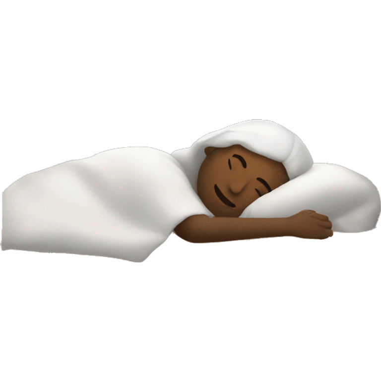 Sleeping person through a window emoji