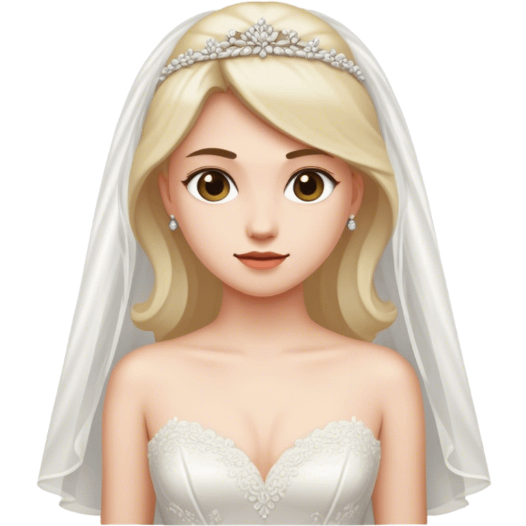 Me in a wedding dress emoji