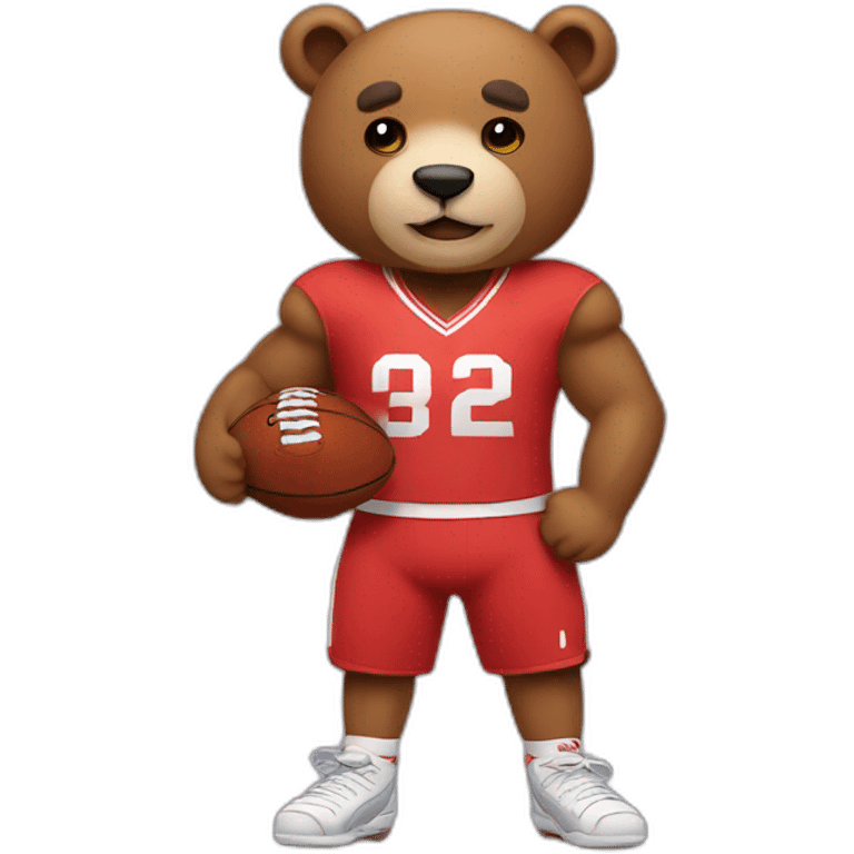 sports bear emoji