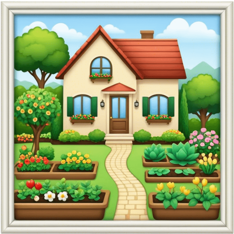 home garden  emoji